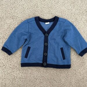 Kids Blue Button-Up Cardigan (3-6m)